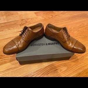 Johnston & Murphy Stratton Cap Toe, Size 8